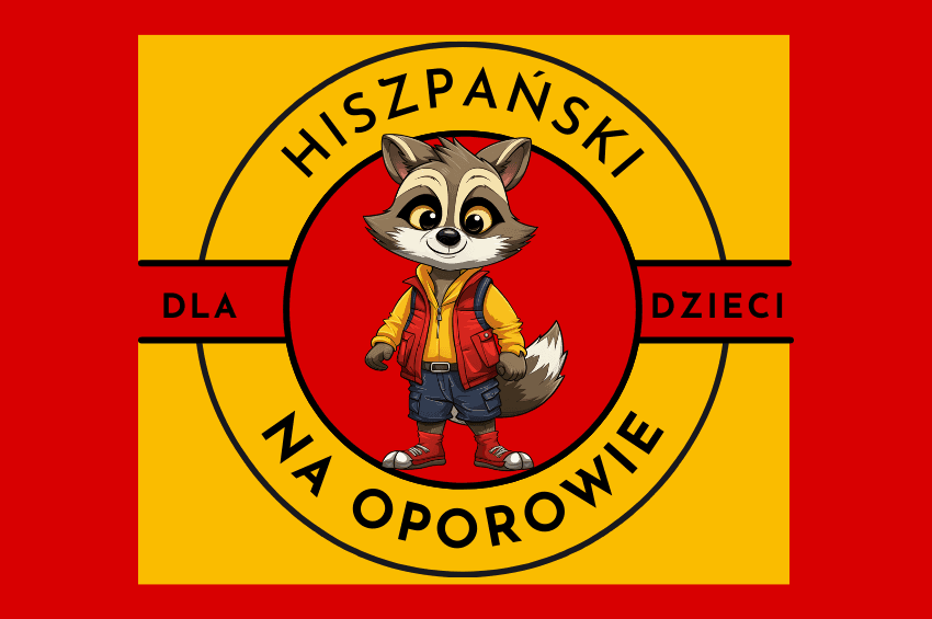 Logo Hiszpański na Oporowie dla dzieci, Hiszpański z szopem, Hiszpański dla dzieci 8 lat, hiszpański dla dzieci 9 lat, hiszpański dla dzieci 10 lat, hiszpański dla dzieci 11 lat, hiszpański dla dzieci 12 lat, nauka hiszpańskiego w grupach